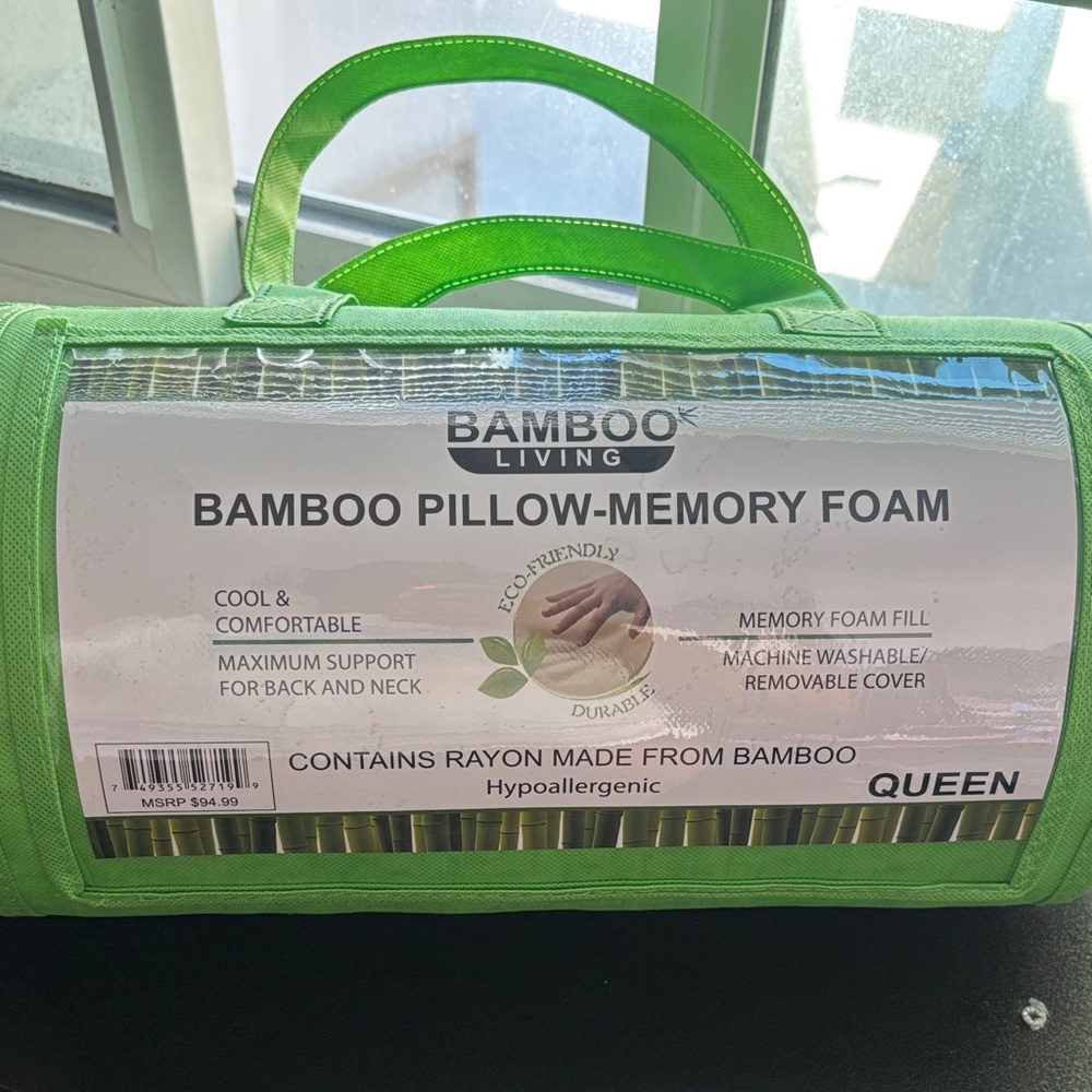 Bamboo Living Memory Foam Pillow
